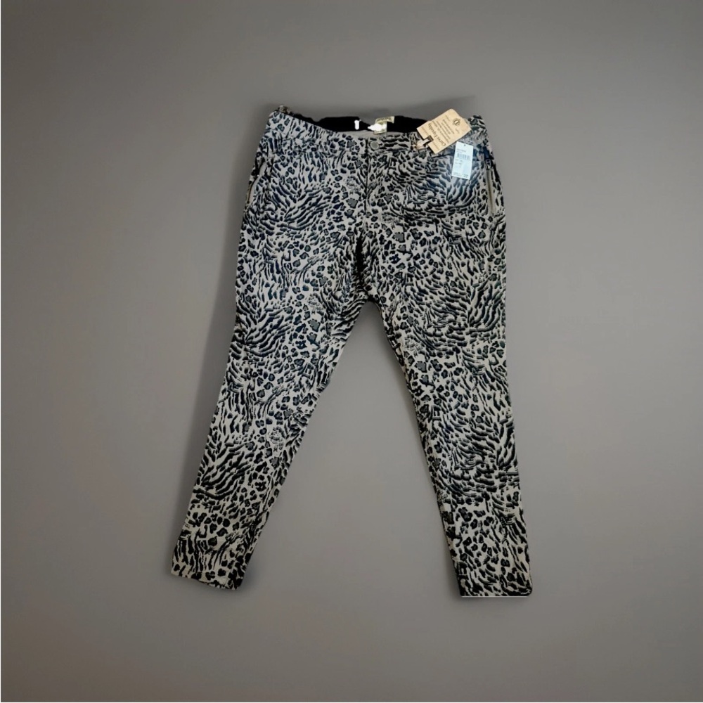 Democracy Black and White Skinny Jeans - Animal Print